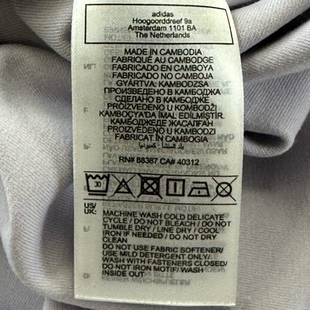 adidas Originals NWT Womens Always Original Long Skirt Silver Dawn Large lilac - Picture 12 of 12